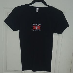 American Apparel Black Dos Equis T-Shirt